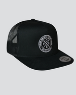 Load image into Gallery viewer, Fore Trucker Black Cap

