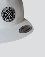 Load image into Gallery viewer, Fore Trucker White Cap
