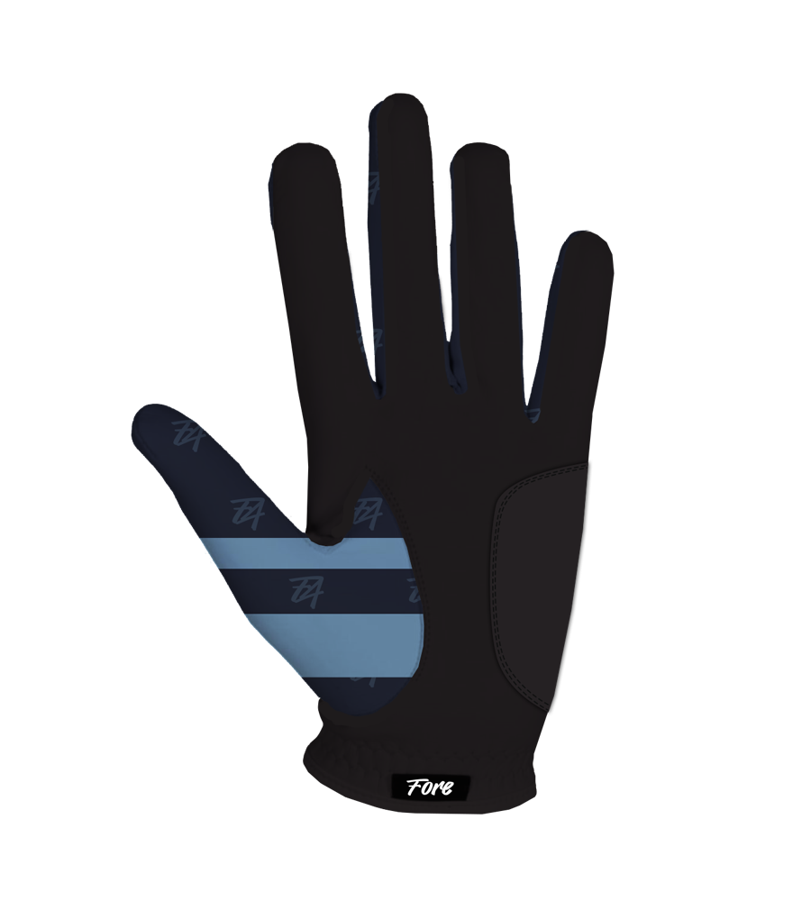 Blue Striped glove